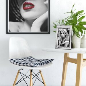 Cornice Trevi lucida 9x13 cm argento
