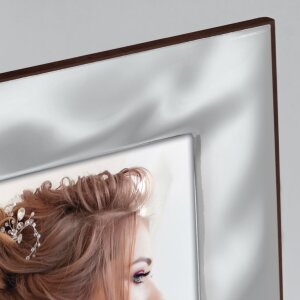 Cornice in metallo lucido Savona 10x15 cm