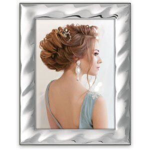 Cornice in metallo lucido Savona 15x20 cm
