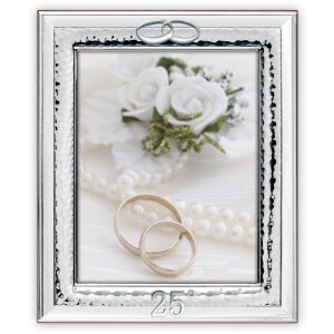 Cornice lucida Pavia 15x20 cm 25 Anni di nozze dargento