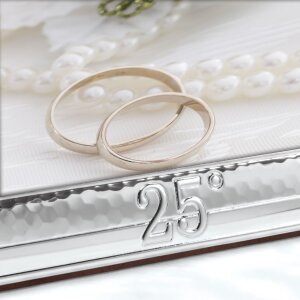 Cornice lucida Pavia 15x20 cm 25 Anni di nozze dargento
