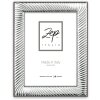 Cornice lucida Volterra 9x13 cm argento
