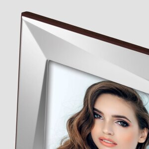 Cornice lucida Positano 20x25 cm argento