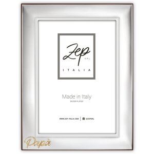 Cornice per foto Giorgio 10x15 cm argento lucido