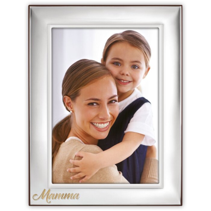 Portafoto Sabrina 10x15 cm argento lucido