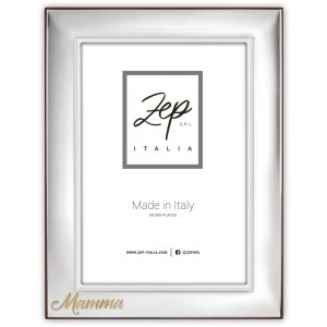Portafoto Sabrina 10x15 cm argento lucido