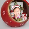 Palla di Natale Jarvis per foto 3,5x4,5 cm