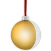 Palla di Natale ZEP con foto oro satinato 10x10 cm
