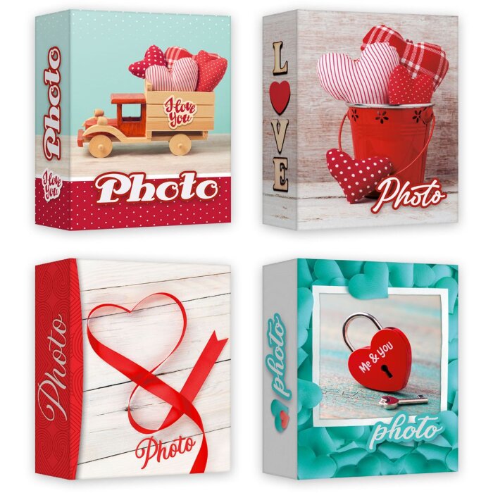 Album a pressione Romance da 100 a 300 foto da 10x15 cm a 13x19 cm