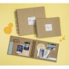 Album a spirale Craft 24x17 cm 40 pagine in carta kraft