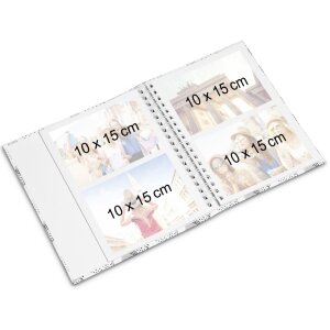 Hama Album a spirale Graphic Dots 19x24,5 cm 40 pagine bianche