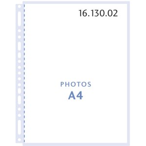 Henzo 10 tasche portafoto DIN A4 fogli bianchi da inserire