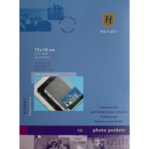 Henzo Photo Bags 4 foto 13x18 cm bianco confezione da 10 fogli