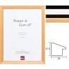 Telaio in legno ad effetto Top N formati speciali e tipi di vetro