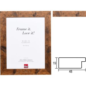 Telaio in legno effetto 2400 marrone dimensioni speciali...