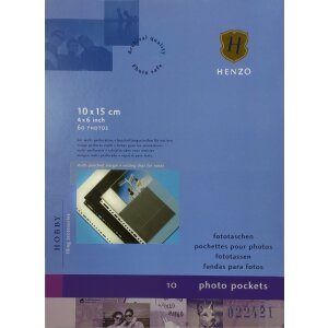 Henzo Photo Bags 6 foto 10x15 cm bianco DIN A4