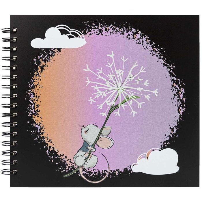 Panodia Album a spirale Souris 23,2x27,5 cm 60 pagine bianche