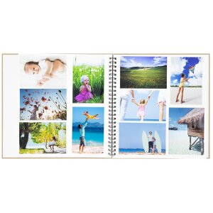 Album a spirale Ceanothe Portogallo 33x34 cm 60 pagine bianche