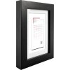 Ceanothe Cornice Oslo con Passepartout 20x30 cm nero