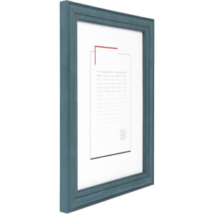 Cornice di legno Ceanothe Belle-Ile 18x24 cm blu