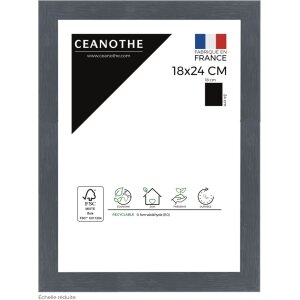 Cornice Ceanothe Karma 18x24 cm blu-grigio