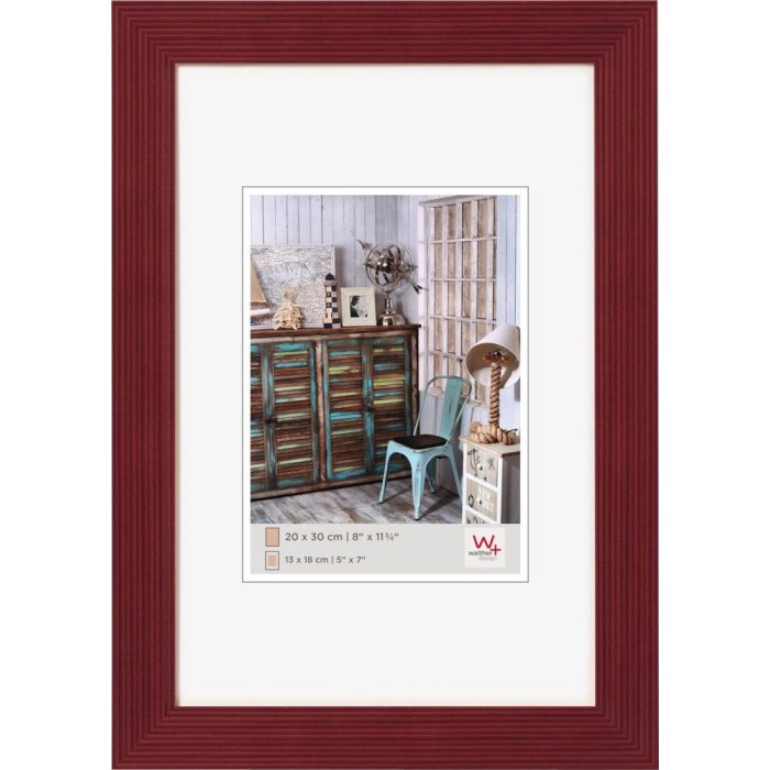 Cornice di legno Grado - 40x50 cm - rosso
