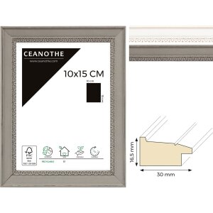 Cornice in legno Ceanothe Alma da 10x15 cm a 50x70 cm