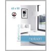 Nielsen Telaio antincendio c2 struttura argento opaco 40x50 cm