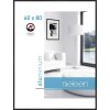 Cornice antincendio Nielsen C2 struttura nera opaca 60x80 cm