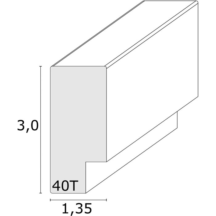 S40TMONT Kit di montaggio per la cornice dello schermo Deknudt