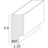 S40TMONT Kit di montaggio per la cornice dello schermo Deknudt