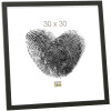 Deknudt Cornice in legno S43AK2 nero 29,7x42 cm Cornice per documenti A3