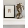 Cornice in legno Deknudt S44CF2 nero 30x40 cm con passe-partout 10x15 cm