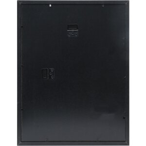 Cornice in legno Deknudt S44CF2 nero 30x40 cm con Passepartout 13x13 cm