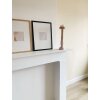 Cornice in legno Deknudt S44CF2 nero 30x40 cm con Passepartout 13x13 cm