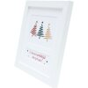 Deknudt Cornice natalizia in legno S45SK1E2 bianco 10x15 cm