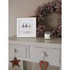 Deknudt Cornice natalizia in legno S45SK1E2 bianco 10x15 cm