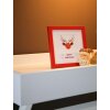 Deknudt Cornice natalizia in legno S45SK4E2 rosso 10x15 cm