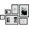 Set di cornici Deknudt S46YK2WALL nero 6 cornici