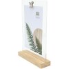 Portafoto in acrilico Deknudt S58RY1 naturale 10x15 cm con clip