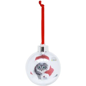 Palla di Natale Deknudt Photo S66FJ1 trasparente 7,6 x7,6 cm