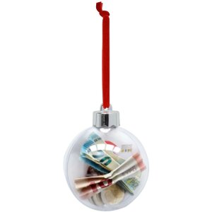 Palla di Natale Deknudt Photo S66FJ3 oro 7,6 x7,6 cm