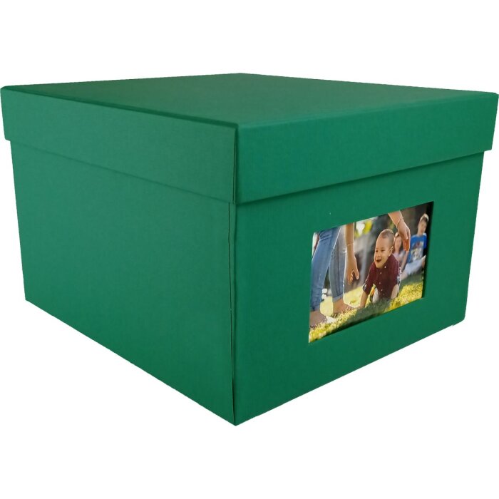 HNFD XL Photo Box Kandra 700 foto 15x20 cm abete verde a coste