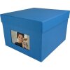 HNFD XL Photo Box Kandra 700 foto 15x20 cm acciaio blu a coste