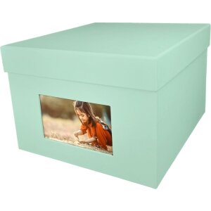 HNFD XL Scatola per foto Kandra 700 foto 15x20 cm menta a...