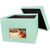 HNFD XL Scatola per foto Kandra 700 foto 15x20 cm menta a coste
