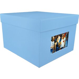 HNFD XL Photo Box Kandra 700 foto 15x20 cm blu scuro a coste