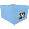 HNFD XL Photo Box Kandra 700 foto 15x20 cm blu scuro a coste