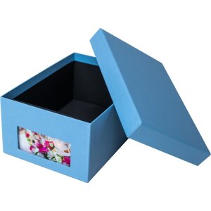 HNFD Photo Box Kandra blu scuro a coste 700 foto 10x15 cm