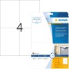 Etichette HERMA a getto dinchiostro resistenti alle intemperie A4, 105,0 x 148,0 mm, bianco, adesivo permanente